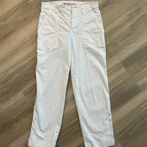 Brooks Brothers White Ankle & Cropped Jeans